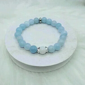 Silver Skye Beaded Bracelet